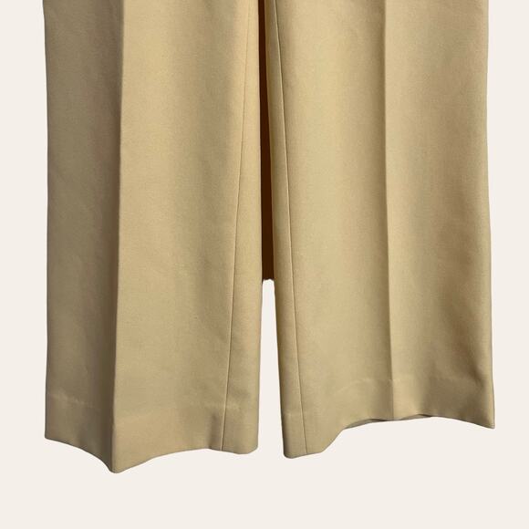 70’s Vintage Wide Leg Woven Waist High Waisted Trouser Pants Size 2 - Picture 4 of 4